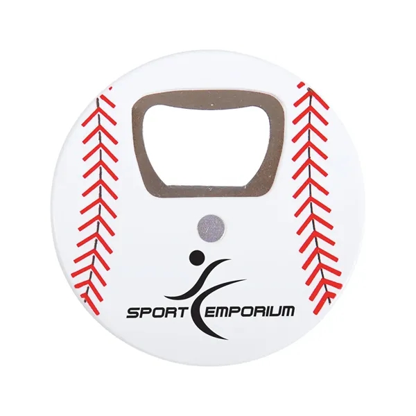 Baseball bottle opener with a heavy-duty magnet.... from ASI 79530 Prime Line