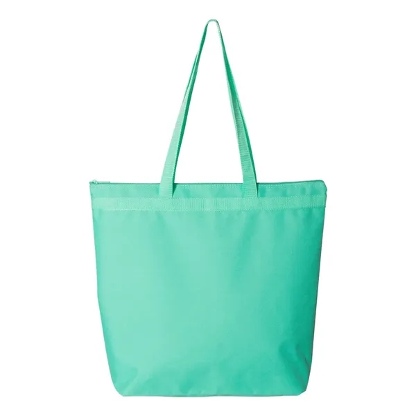 Recycled zipper tote. Blank product.... from ASI 84358 S&S Activewear