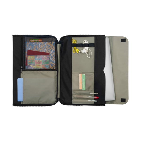 Commuter sleeve with top flap with hook and loop fasteners, interior... from ASI 56070 Gemline / Gemline®