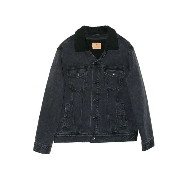 Threadfast Apparel Sherpa-Lined Denim Jacket... from ASI 84358 S&S Activewear