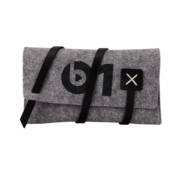 Cord organizer made of felt material with leather accents and 11... from ASI 88060 Snugz/USA Inc / SnugZ USA®