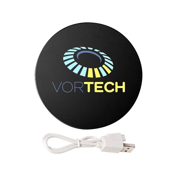 2.75" x 0.25" round ABS plastic wireless charging mat with cable... from ASI 79530 Prime Line