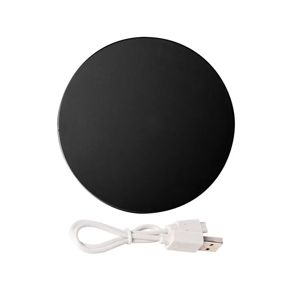 2.75" x 0.25" round ABS plastic wireless charging mat with cable... from ASI 79530 Prime Line
