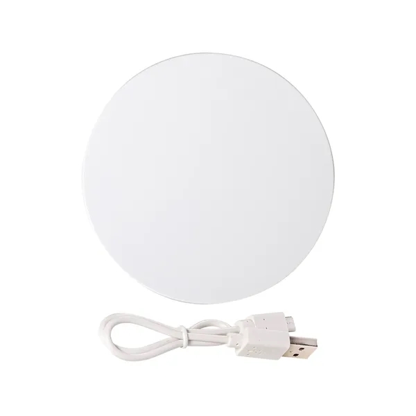 2.75" x 0.25" round ABS plastic wireless charging mat with cable... from ASI 79530 Prime Line