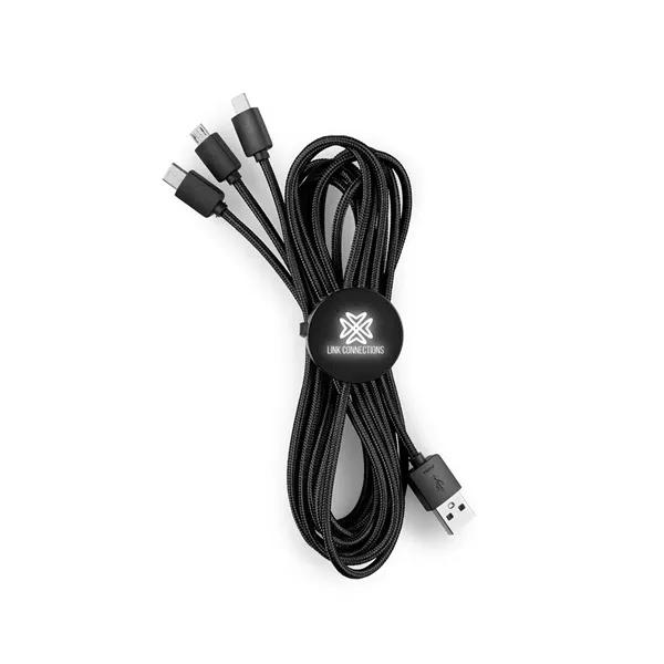 10 foot nylon, PVC and ABS plastic cable with USB, Type-C,... from ASI 79530 Prime Line