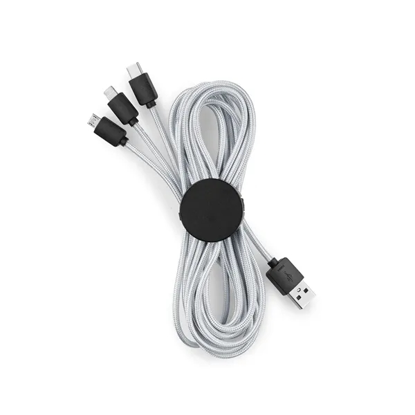 10 foot nylon, PVC and ABS plastic cable with USB, Type-C,... from ASI 79530 Prime Line