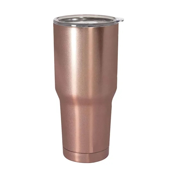 30 oz. 18/8 double-wall stainless vacuum tumbler with lid and straw... from ASI 79530 Prime Line