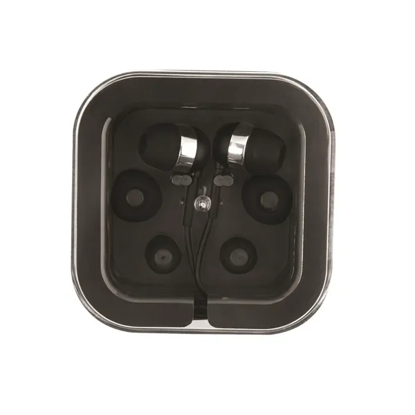 2.75" x 2.75" x 0.75" ABS plastic case with silicone earbuds,... from ASI 79530 Prime Line