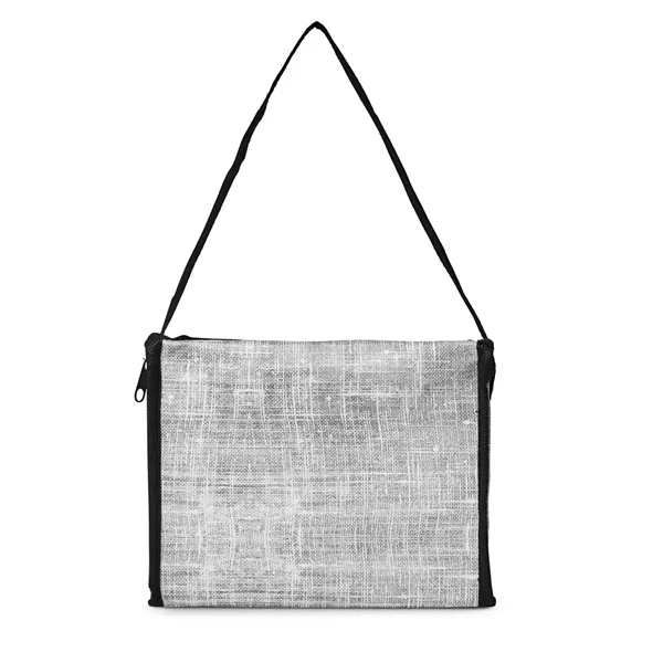 8.25" x 6.25" x 5.75" 70GSM non-woven polypropylene denim-look cooler tote... from ASI 79530 Prime Line