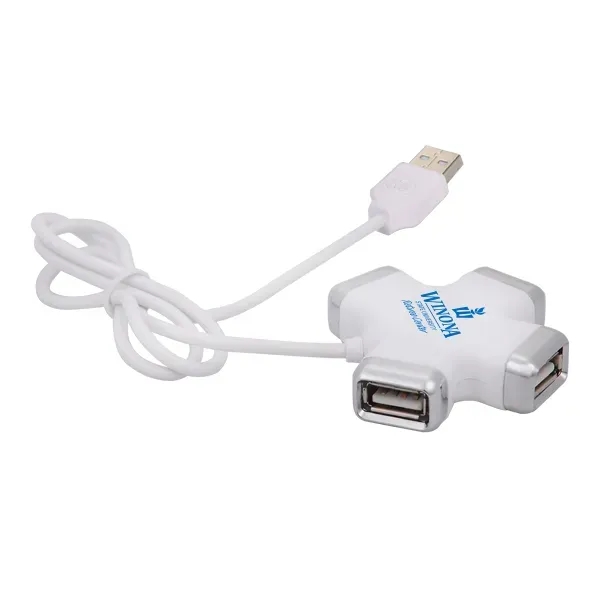 Hudson 4 Port USB Hub features 4 USB 2.0 ports. Great... from ASI 90154 Sunjoy Group Inc