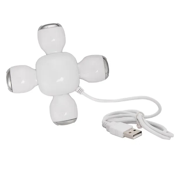 Folding 4-Port USB hub with flexible USB connectors features 4 USB... from ASI 90154 Sunjoy Group Inc