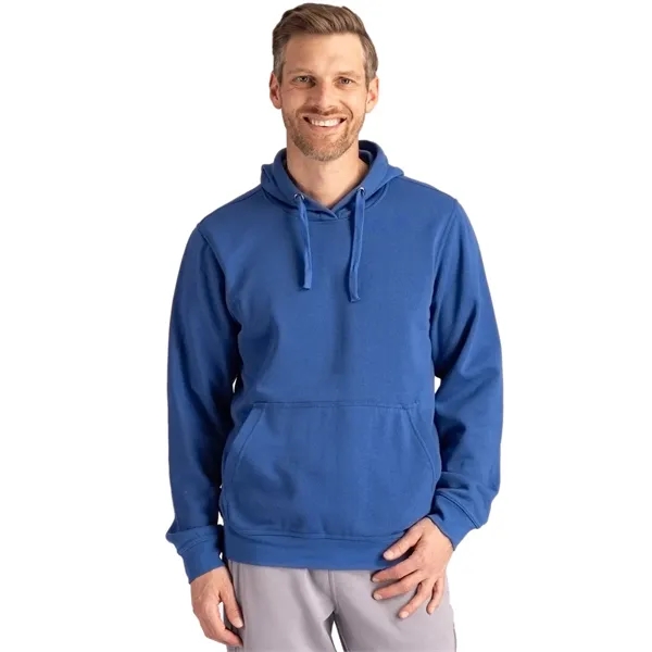 Unisex sweatshirt with a hood, anti-pill finish, drawstring, metal grommets, and... from ASI 47965 Cutter & Buck