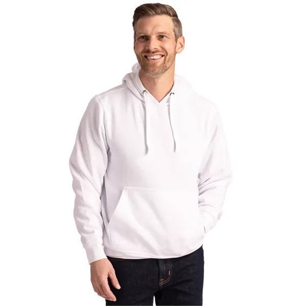 Unisex sweatshirt with a hood, anti-pill finish, drawstring, metal grommets, and... from ASI 47965 Cutter & Buck