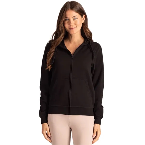 Unisex sweatshirt with a hood, full-zip, anti-pill finish, drawstring, metal grommets,... from ASI 47965 Cutter & Buck