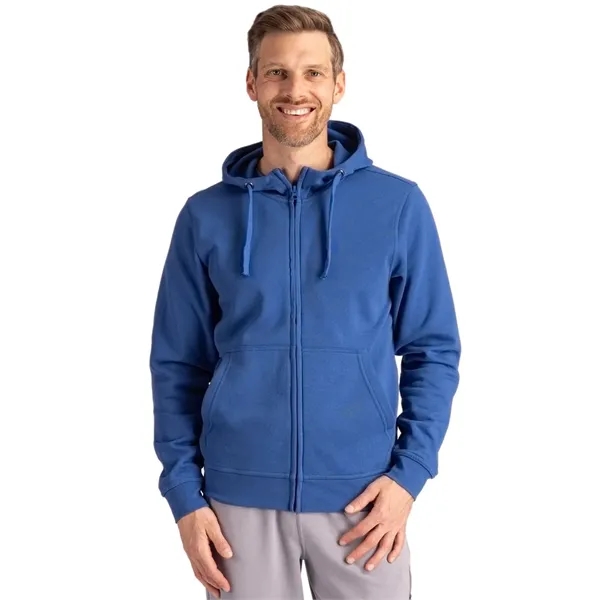 Unisex sweatshirt with a hood, full-zip, anti-pill finish, drawstring, metal grommets,... from ASI 47965 Cutter & Buck