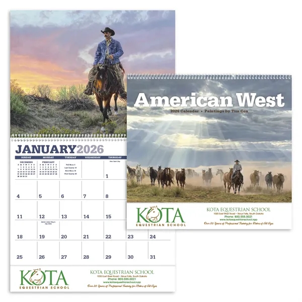 American West by Tim Cox... from ASI 40480 Koozie Group / Norwood Triumph Calendar