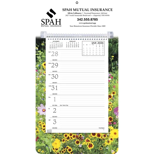 Full-Color Weekly Memo... from ASI 40480 Koozie Group / Norwood Triumph Calendar