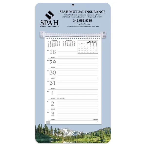 Full-Color Weekly Memo... from ASI 40480 Koozie Group / Norwood Triumph Calendar