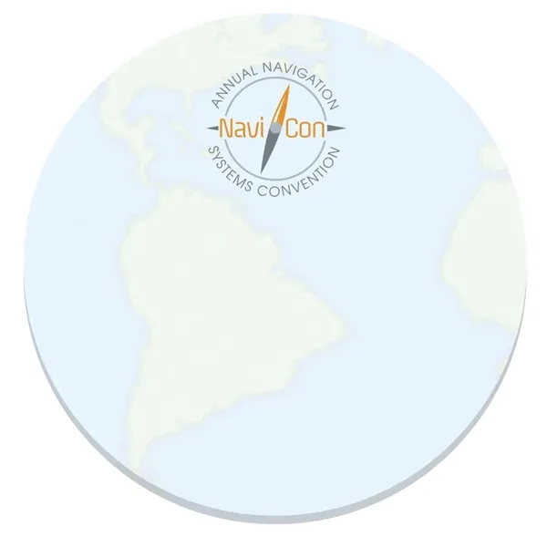 Souvenir® Sticky Note™ 3" x 3" Die Cut Pad, 25 sheet... from ASI 40480 Koozie Group