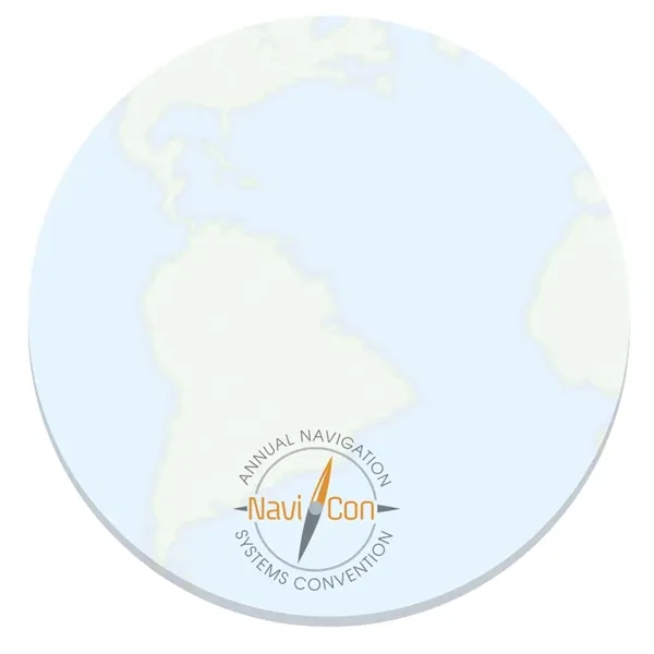 Souvenir® Sticky Note™ 3" x 3" Die Cut Pad, 50 sheet... from ASI 40480 Koozie Group