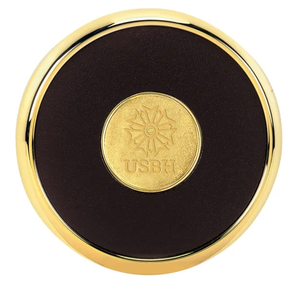 Round Brass Coaster... from ASI 40480 Koozie Group / Norwood