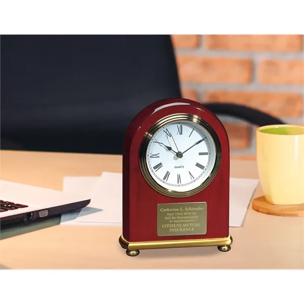 Rosewood Arch Clock... from ASI 40480 Koozie Group / Norwood