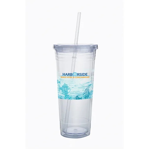 Double Wall Acrylic Tumbler - 24 oz.... from ASI 40480 Koozie Group / Norwood