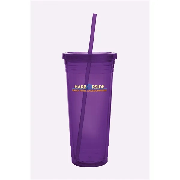 Double Wall Acrylic Tumbler - 24 oz.... from ASI 40480 Koozie Group / Norwood