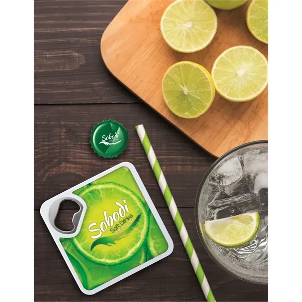 Bottle Opener Coaster... from ASI 40480 Koozie Group / Norwood