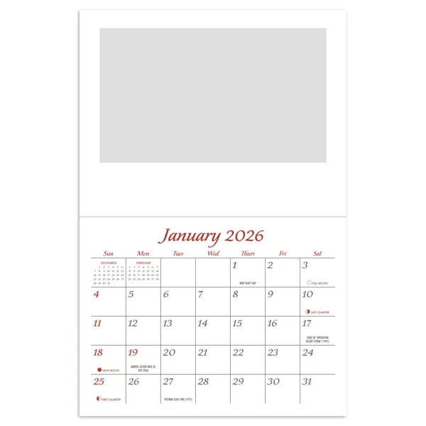 8 x 13 2024 recipe calendar on #50 paper.... from ASI 40480 Koozie Group / Norwood Triumph Calendar