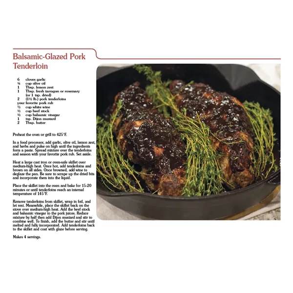 8 x 13 2024 recipe calendar on #50 paper.... from ASI 40480 Koozie Group / Norwood Triumph Calendar