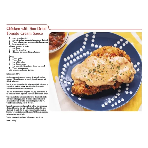 8 x 13 2024 recipe calendar on #50 paper.... from ASI 40480 Koozie Group / Norwood Triumph Calendar