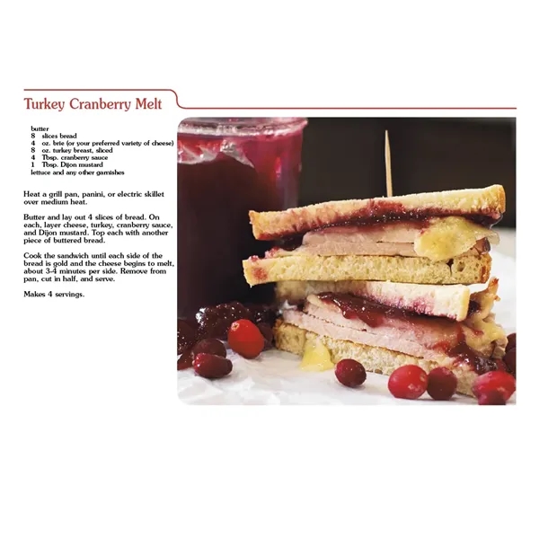 8 x 13 2024 recipe calendar on #50 paper.... from ASI 40480 Koozie Group / Norwood Triumph Calendar