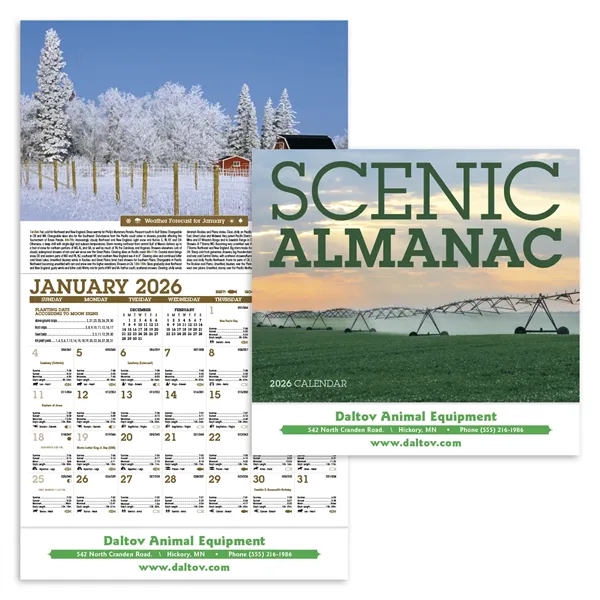 Scenic Almanac... from ASI 40480 Koozie Group / Norwood Triumph Calendar