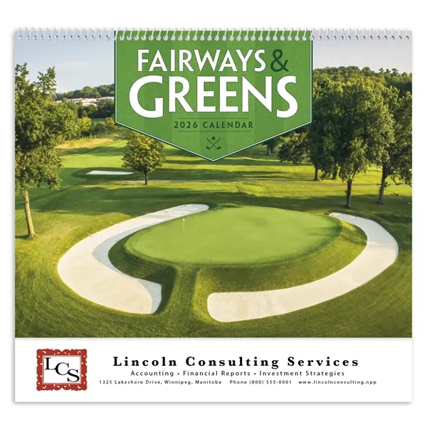 Fairways & Greens - Spiral... from ASI 40480 Koozie Group / Norwood Triumph Calendar