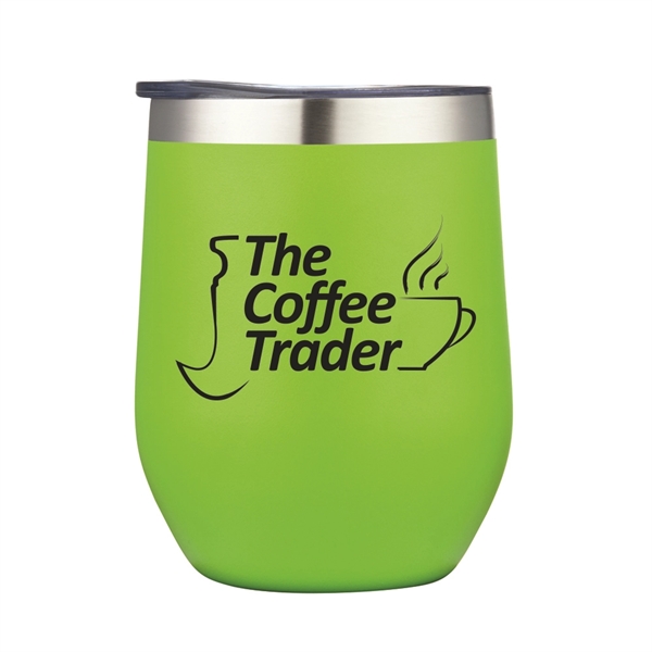 12 oz double wall 18/8 stainless steel thermal wine cup... from ASI 40544 Binaco / Binaline