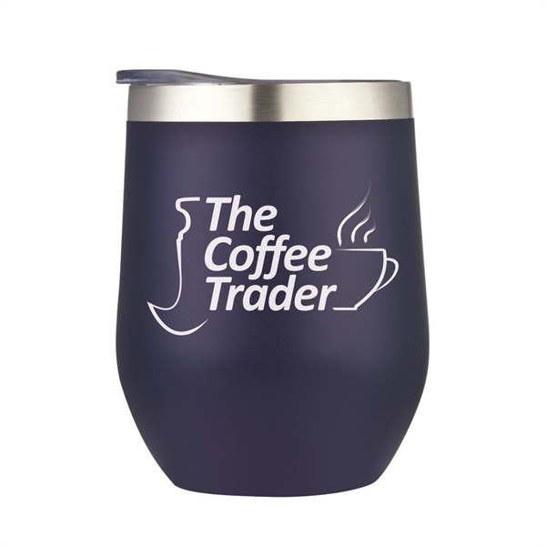 12 oz double wall 18/8 stainless steel thermal wine cup... from ASI 40544 Binaco / Binaline