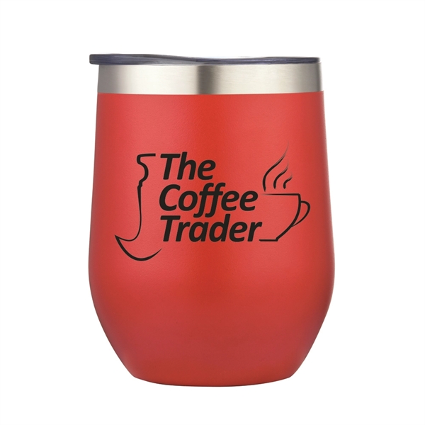 12 oz double wall 18/8 stainless steel thermal wine cup... from ASI 40544 Binaco / Binaline