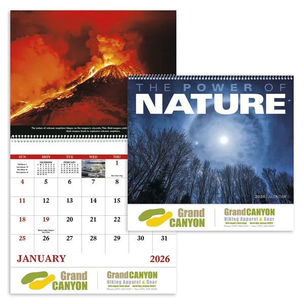 The Power of Nature - Spiral... from ASI 40480 Koozie Group / Norwood Triumph Calendar
