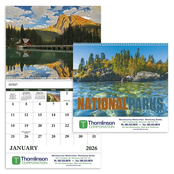 Canadian National Parks - Spiral... from ASI 40480 Koozie Group / Norwood Triumph Calendar