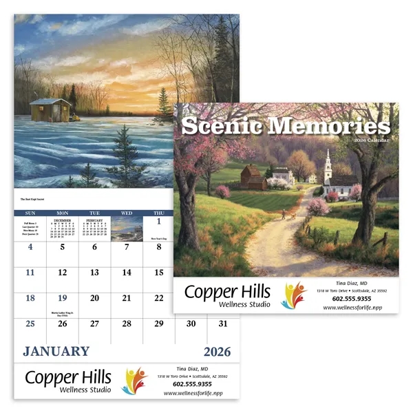 Scenic Memories - Stapled... from ASI 40480 Koozie Group / Norwood Triumph Calendar