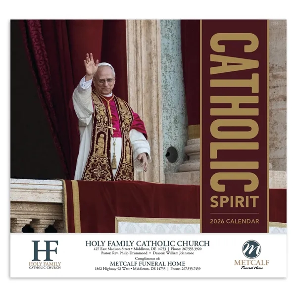Catholic Spirit... from ASI 40480 Koozie Group / Norwood Triumph Calendar