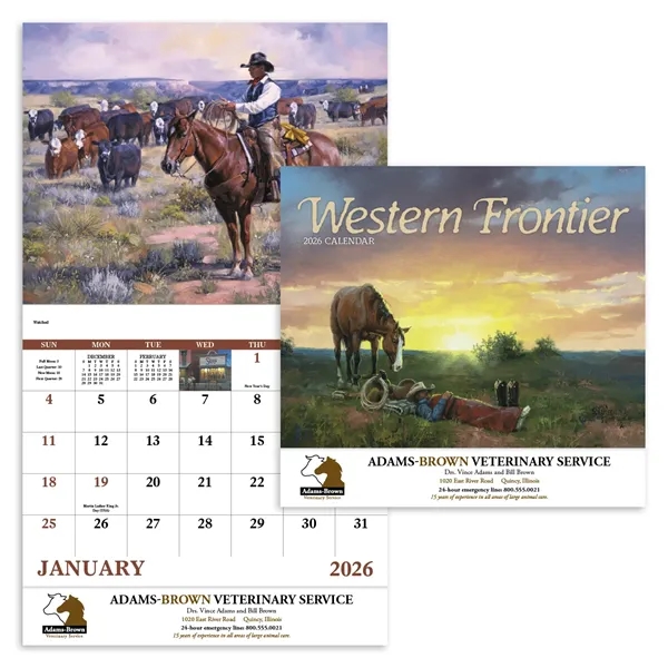 Western Frontier - Stapled... from ASI 40480 Koozie Group / Norwood Triumph Calendar
