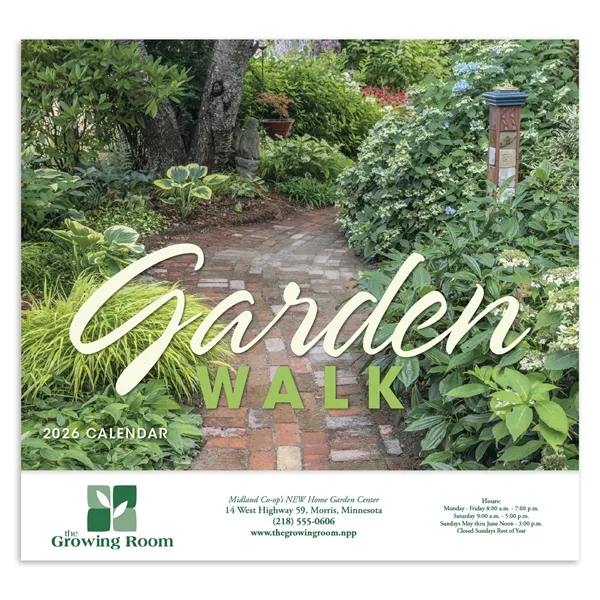 Garden Walk - Stapled... from ASI 40480 Koozie Group / Norwood Triumph Calendar