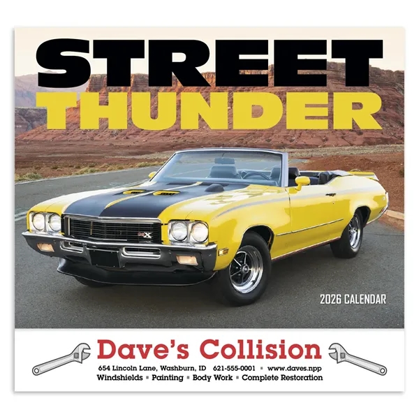 Street Thunder Appointment Calendar - Stapled... from ASI 40480 Koozie Group / HotLine®