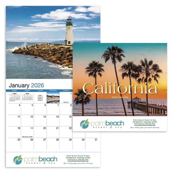 California Appointment Calendar - Stapled... from ASI 40480 Koozie Group / HotLine®