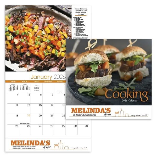 Cooking Appointment Calendar - Stapled... from ASI 40480 Koozie Group / HotLine®