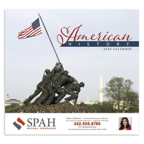 American History Appointment Calendar - Stapled... from ASI 40480 Koozie Group / HotLine®