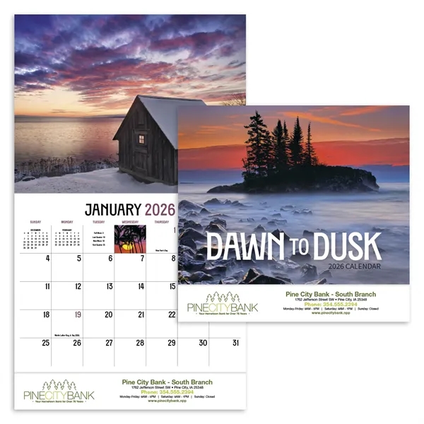 Dawn to Dusk Appointment Calendar - Stapled... from ASI 40480 Koozie Group / HotLine®