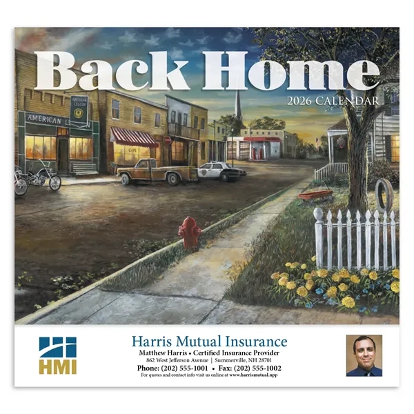 Back Home Appointment Calendar - Stapled... from ASI 40480 Koozie Group / HotLine®